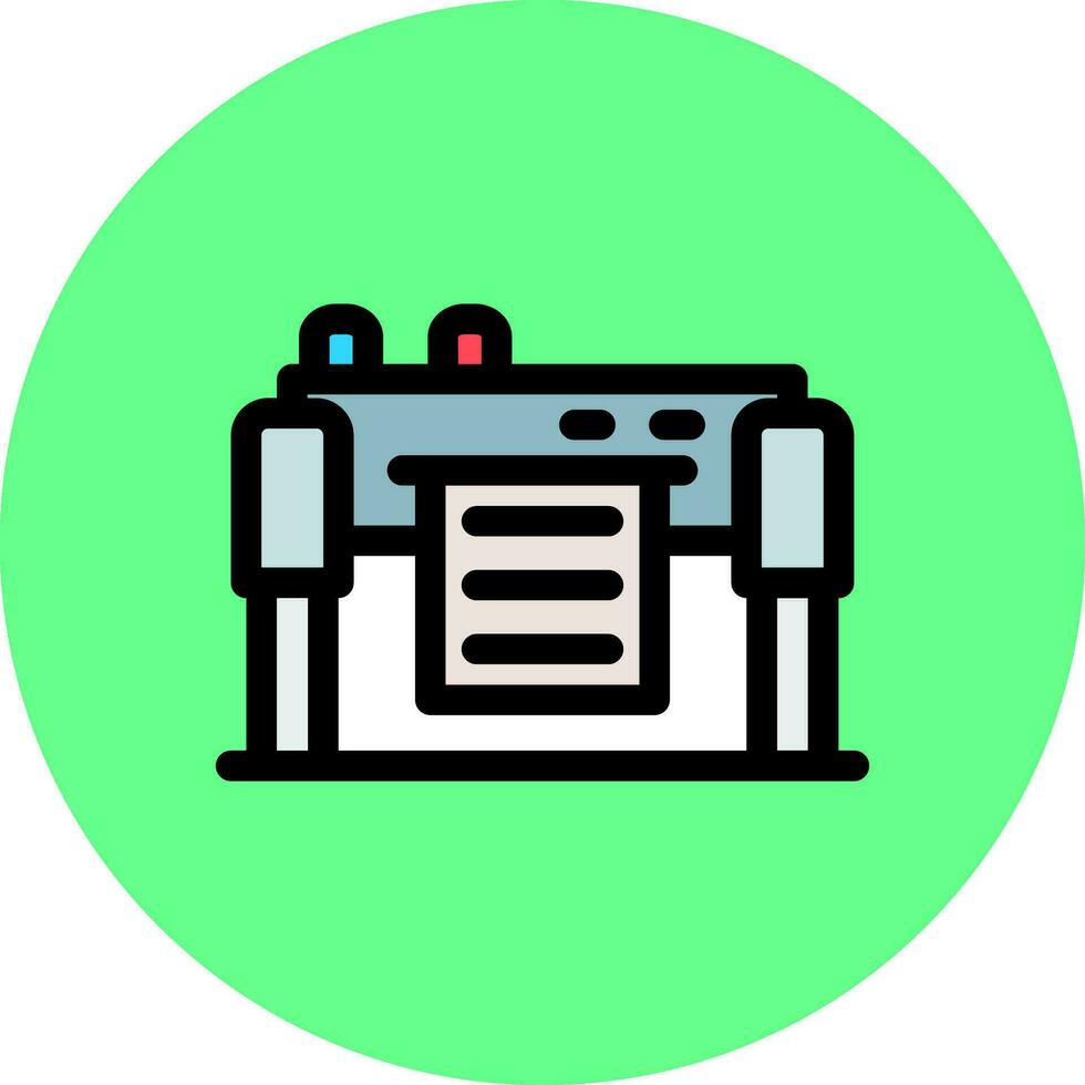 Plotter Creative Icon Design vector