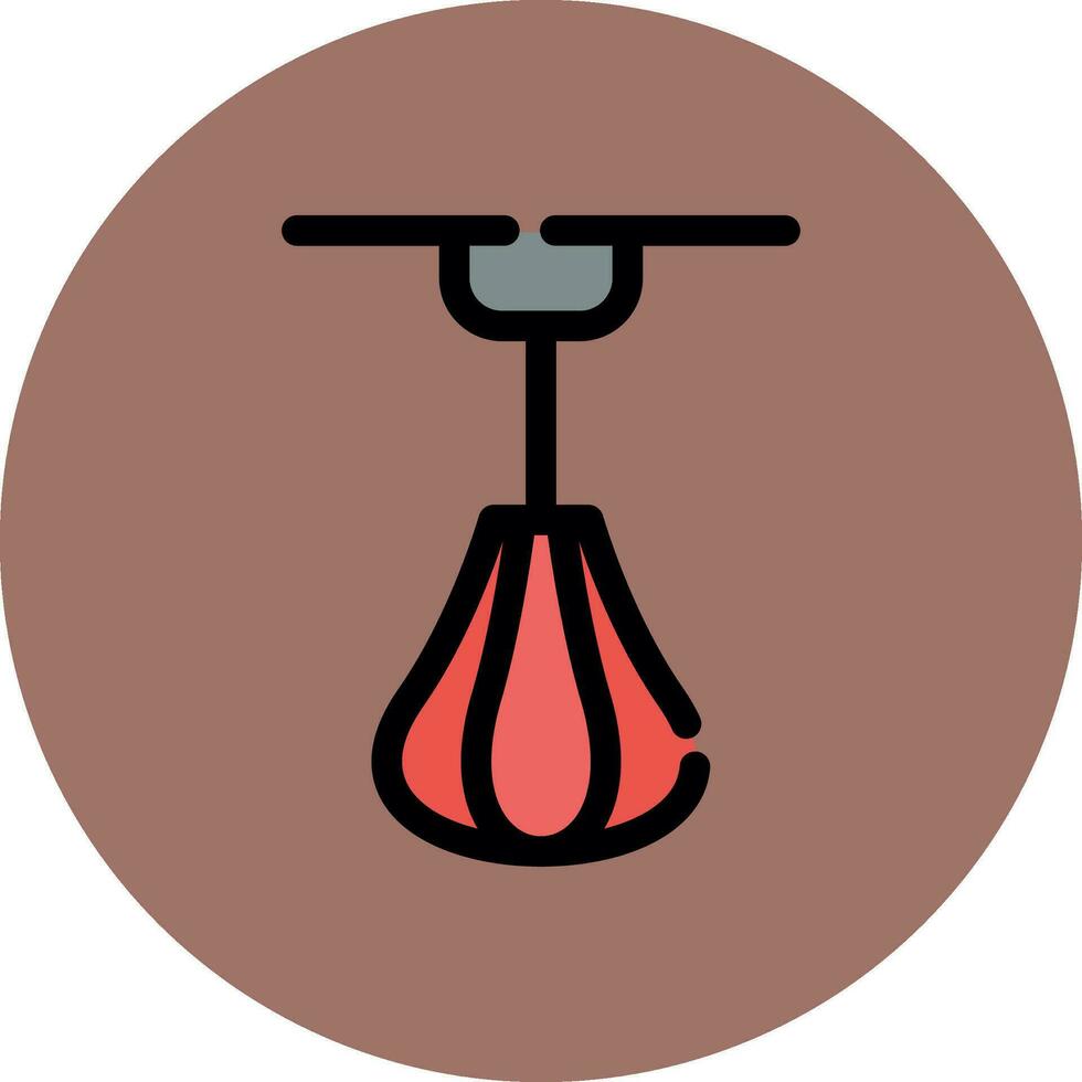 Punching Ball Creative Icon Design vector