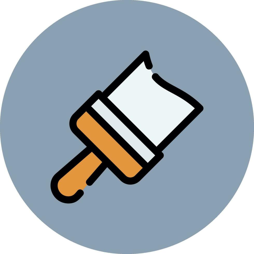 Paint Brush Creative Icon Design vector
