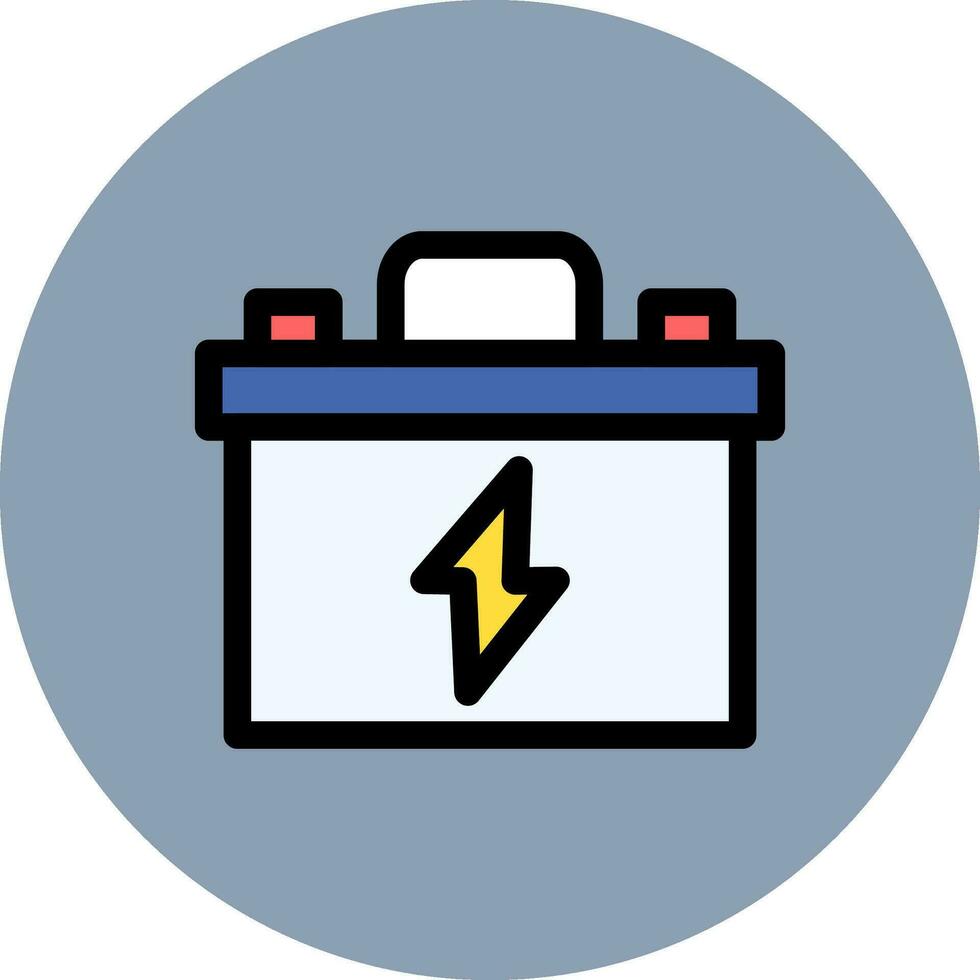 Battery Creative Icon Design vector