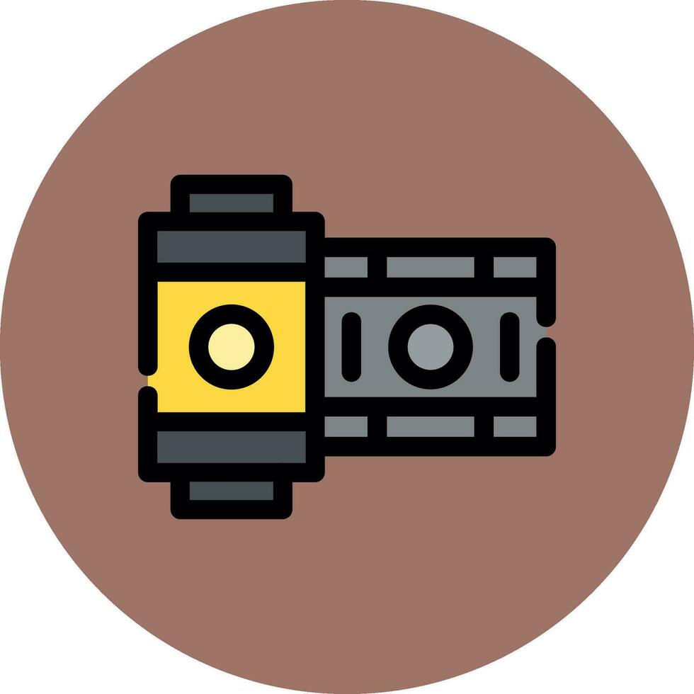 Camera Roll Creative Icon Design vector