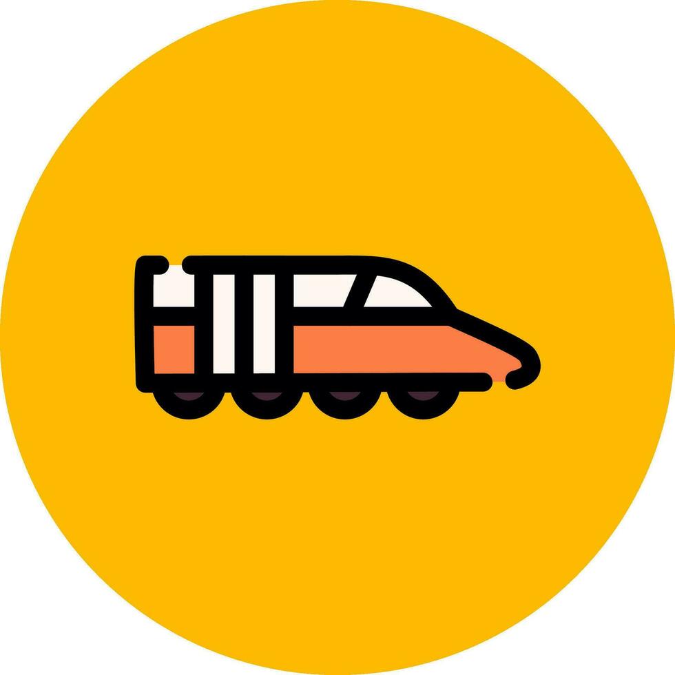 Train Creative Icon Design vector