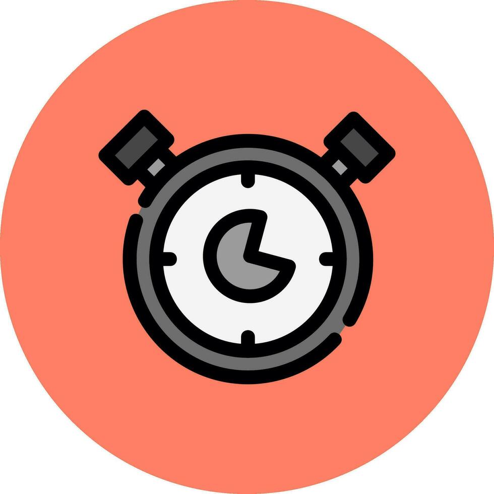 Stopwatch Creative Icon Design vector