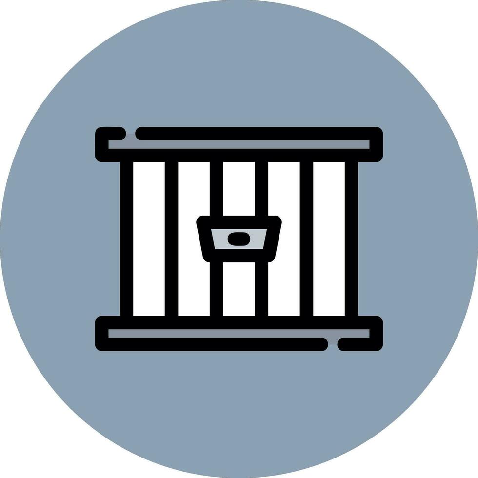 Jail Creative Icon Design vector