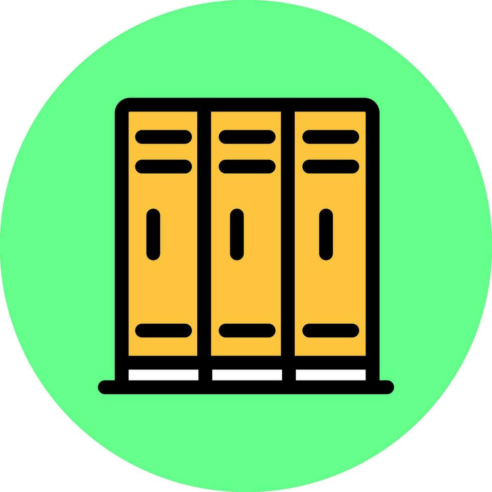 Lockers Creative Icon Design vector