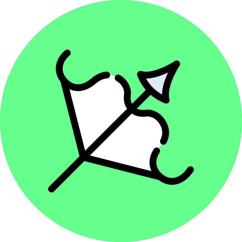 Arrow Bow Creative Icon Design vector