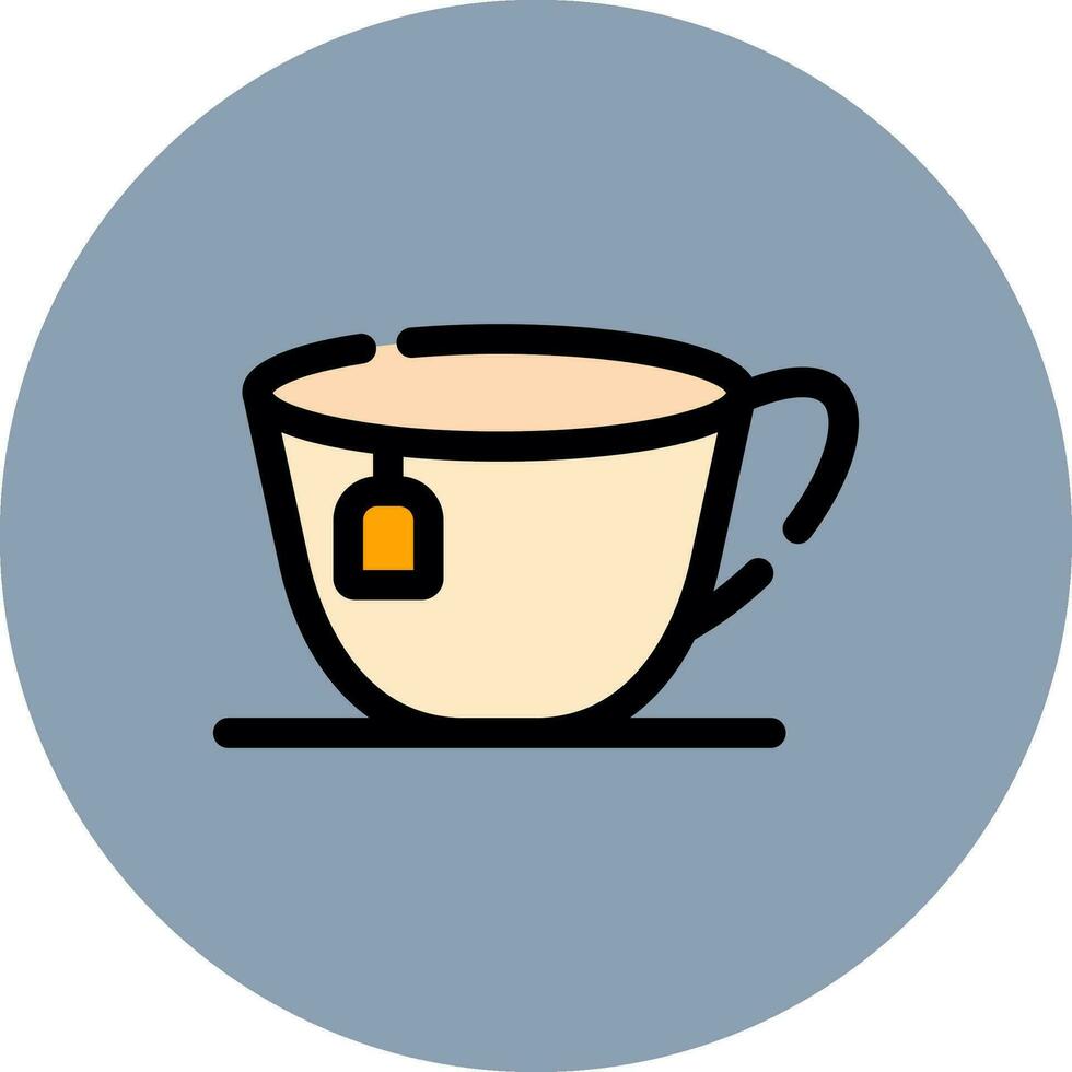 Tea Cup Creative Icon Design vector