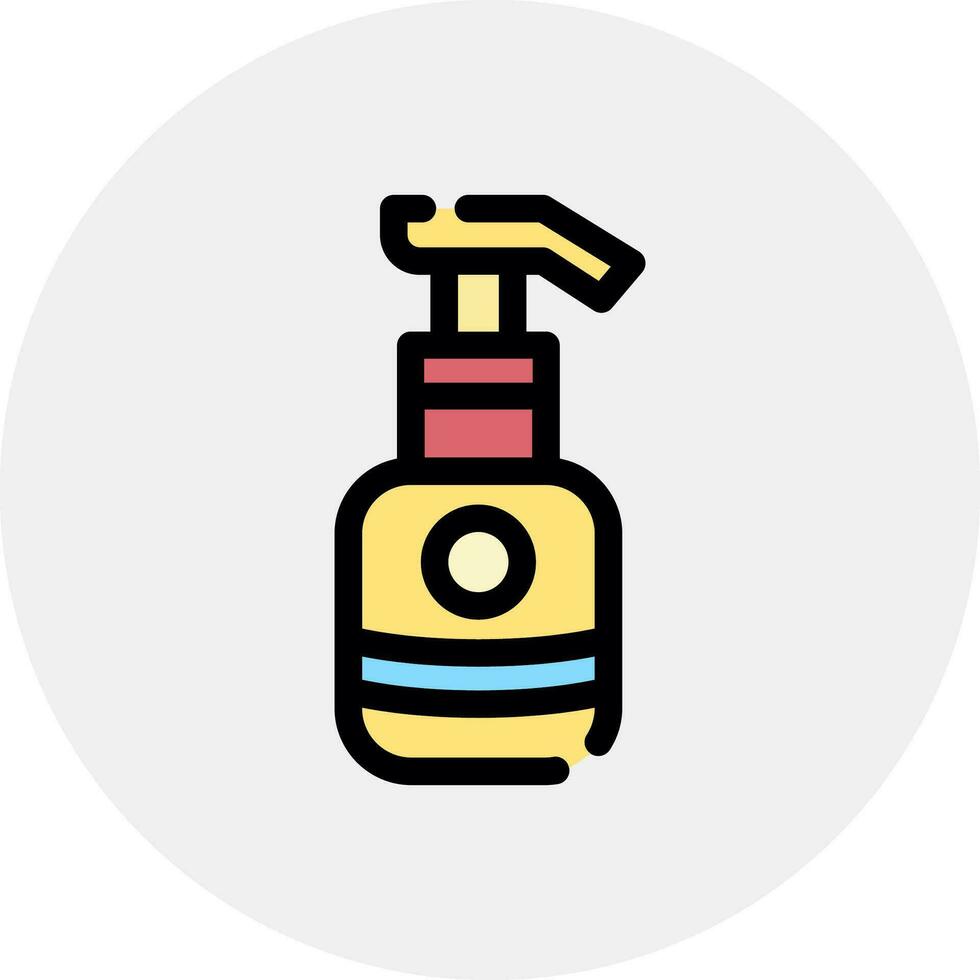 Shampoo Creative Icon Design vector