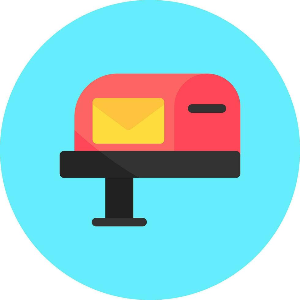 Mail Box Creative Icon Design vector