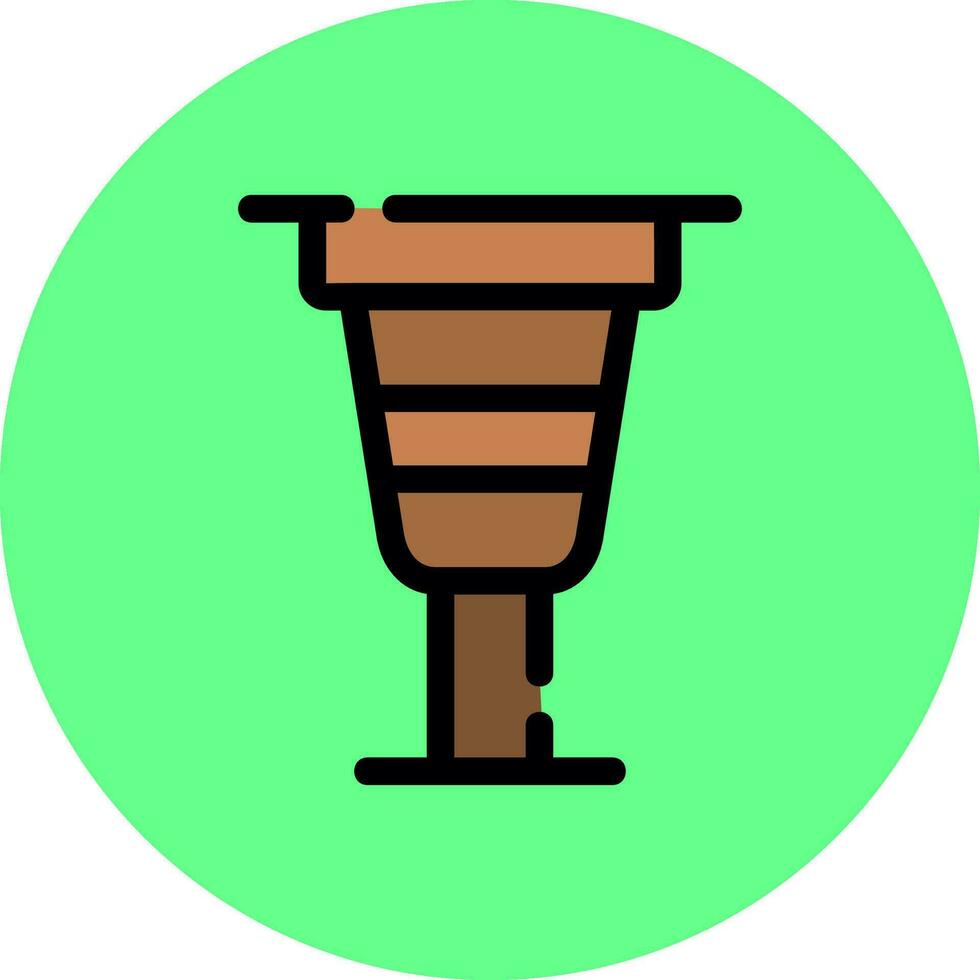Peg Leg Creative Icon Design vector