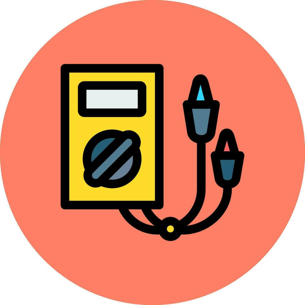 Electric Tester Creative Icon Design vector