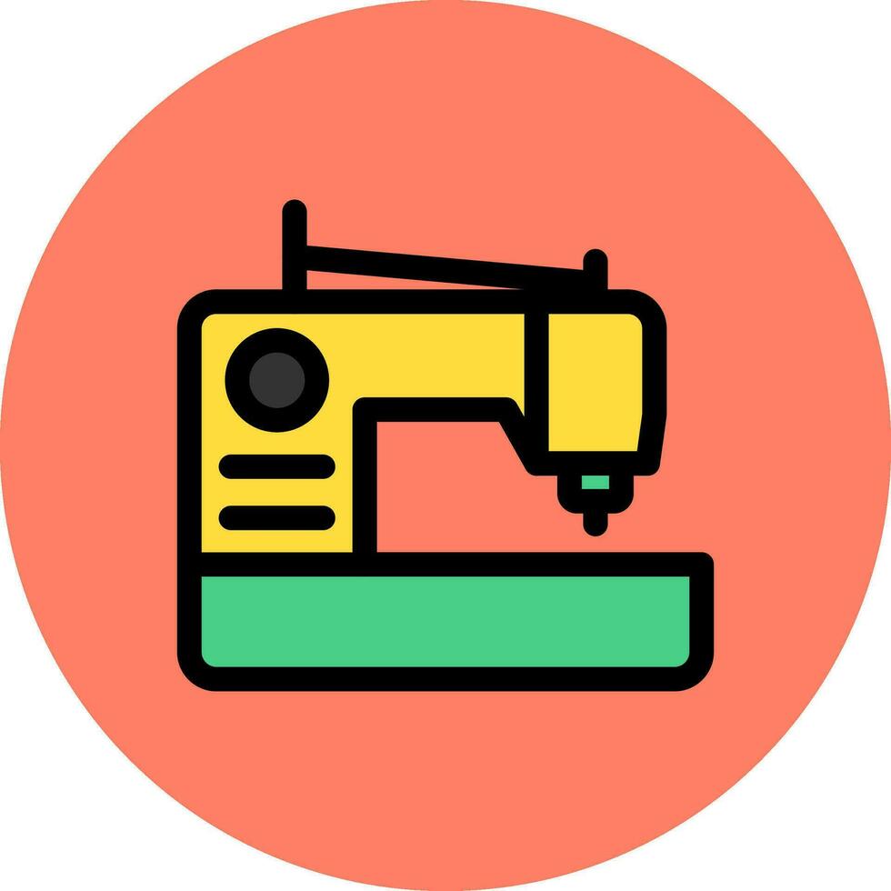 Sewing Machine Creative Icon Design vector