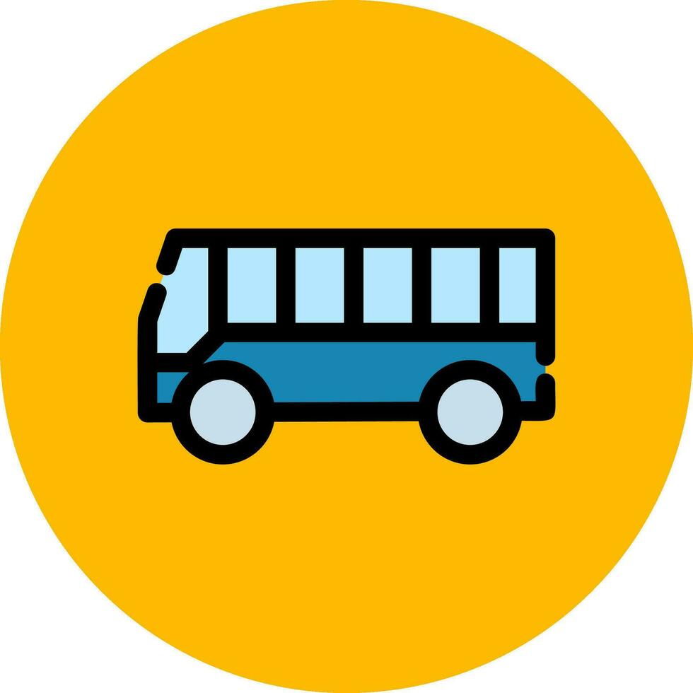 Bus Creative Icon Design vector