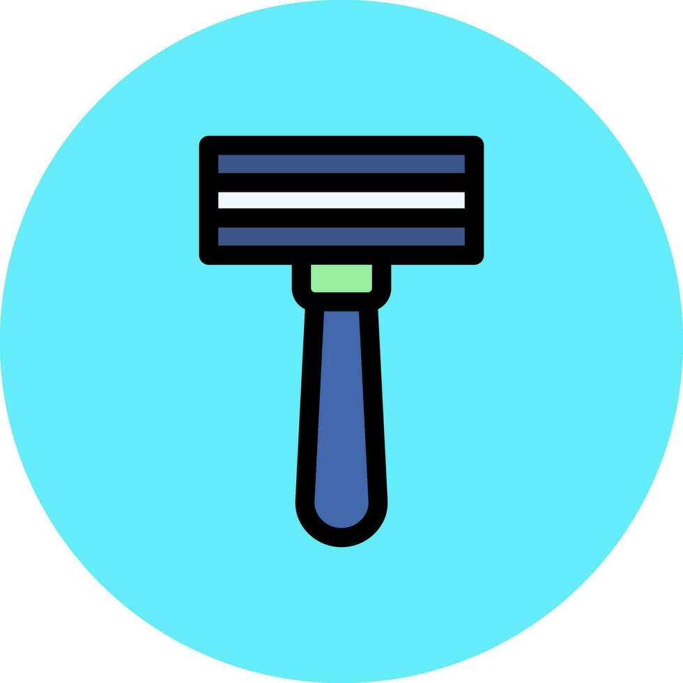 Razor Blade Creative Icon Design vector