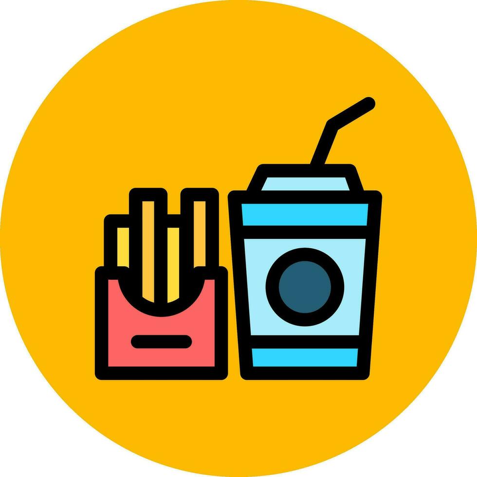 diseño de icono creativo de comida rápida vector