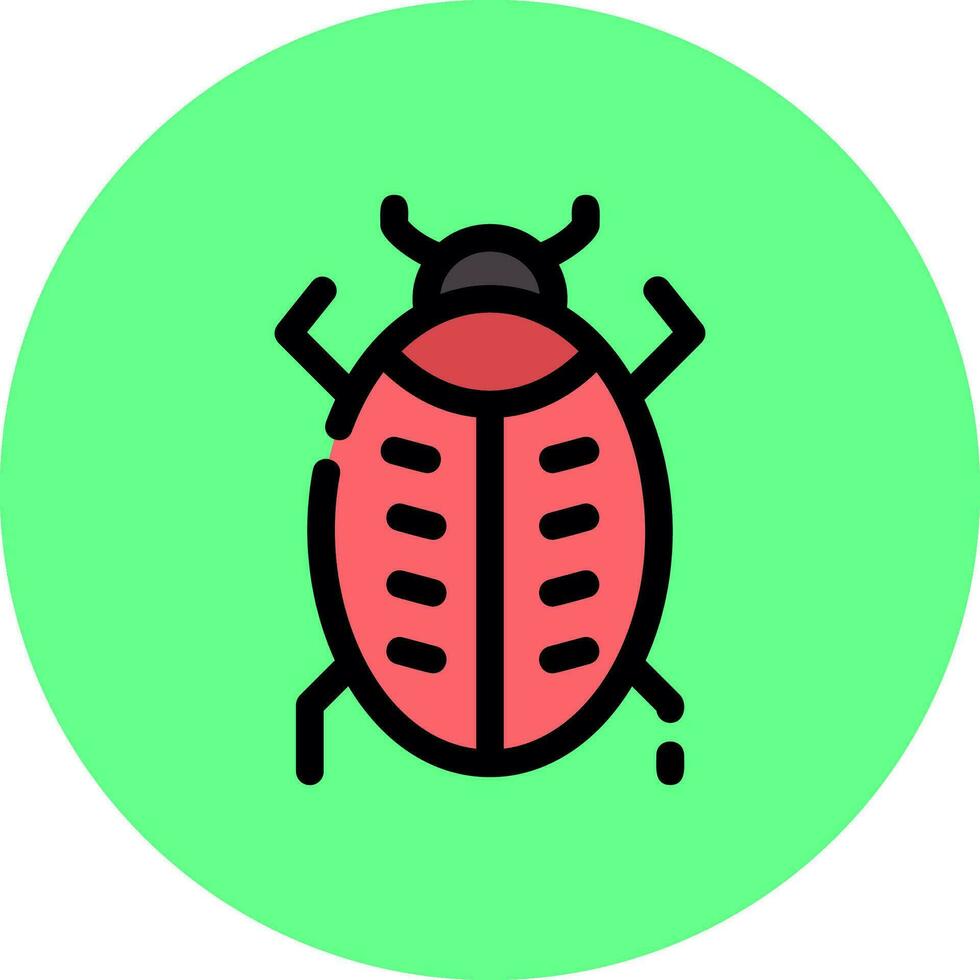 Bug Creative Icon Design vector