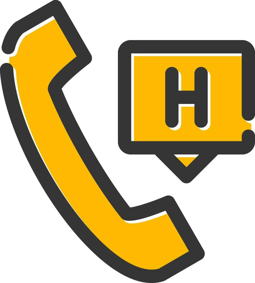 Emergency Call Creative Icon Design vector