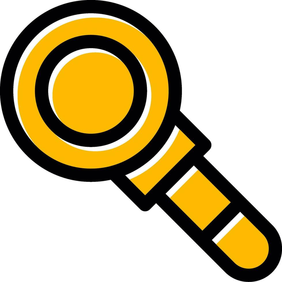 Magnifying Glass Creative Icon Design vector