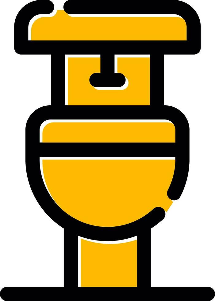 Toilet Creative Icon Design vector