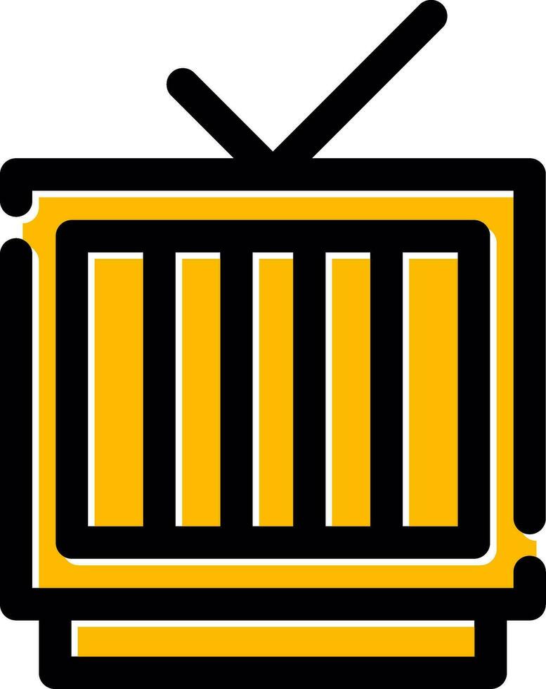 Television Creative Icon Design vector