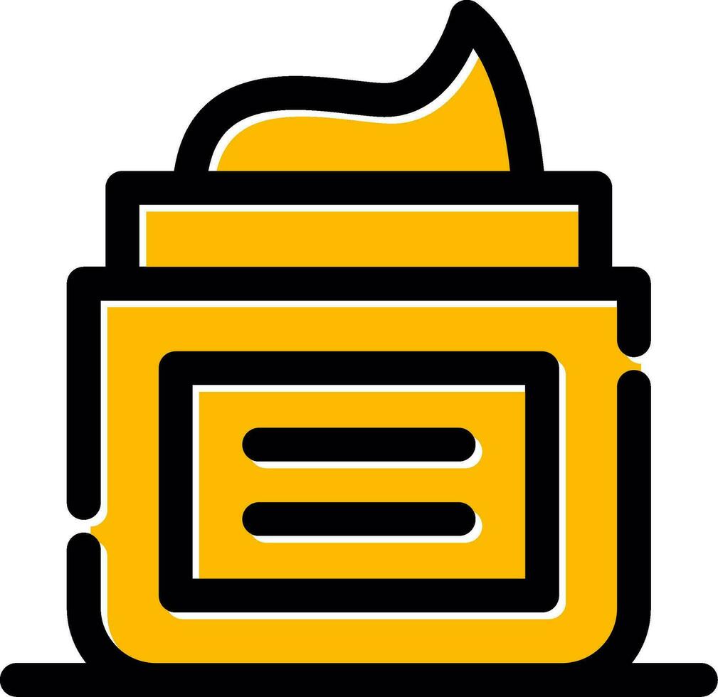 Cream Creative Icon Design vector