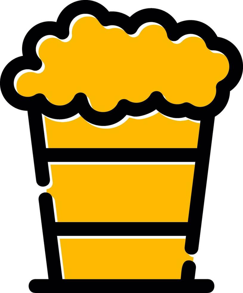 Popcorn Creative Icon Design vector