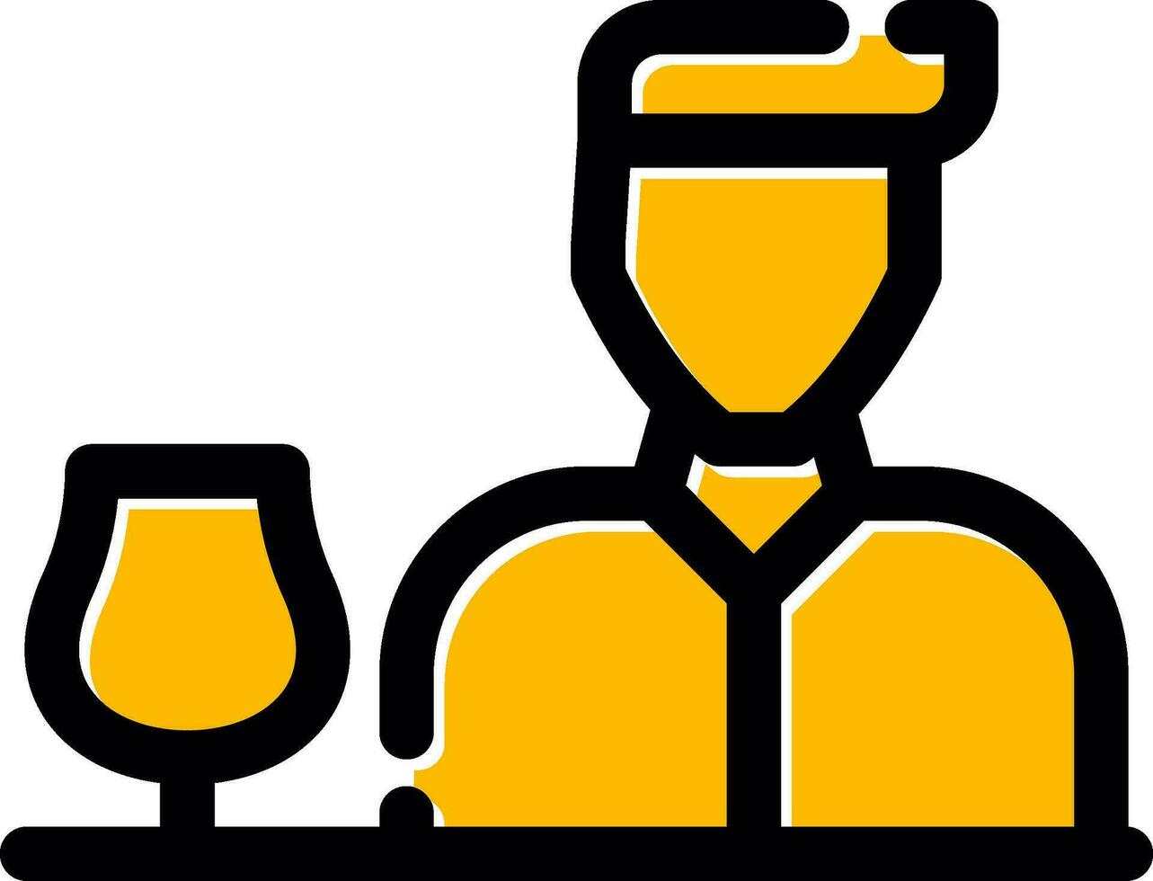 Bartender Creative Icon Design vector