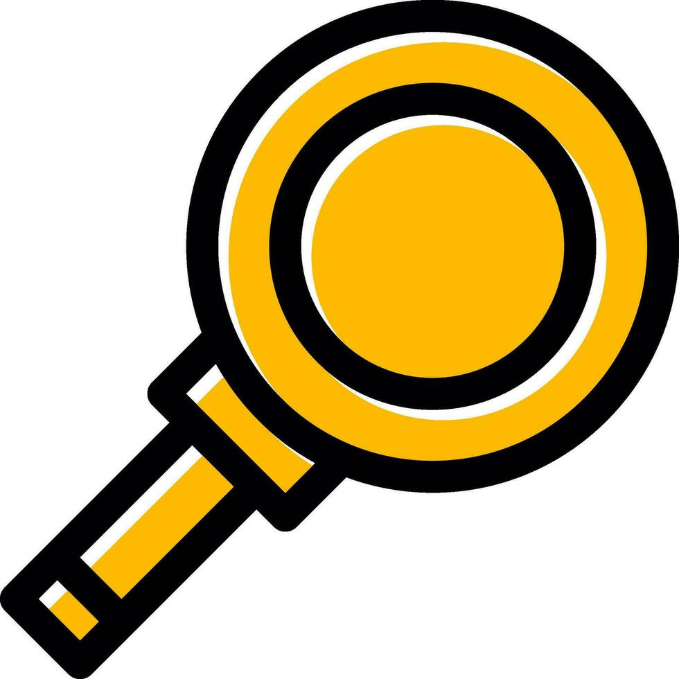 Magnifying Creative Icon Design vector