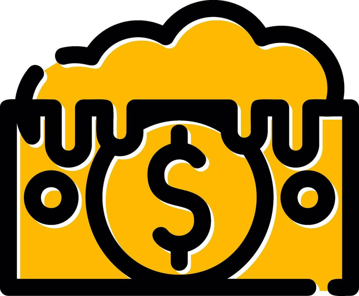 Money Laundering Creative Icon Design vector