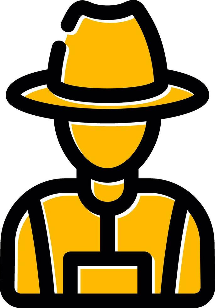 Farmer Creative Icon Design vector