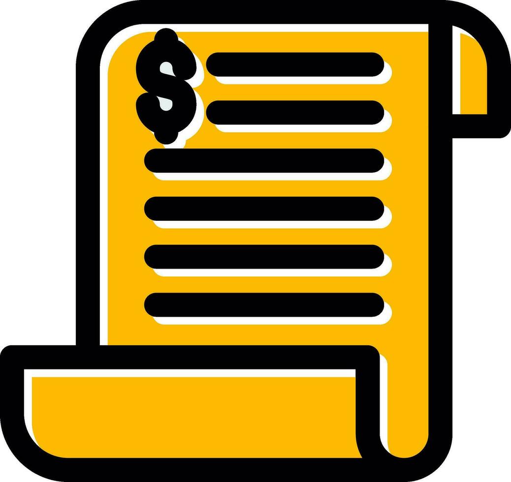 Bill Creative Icon Design vector