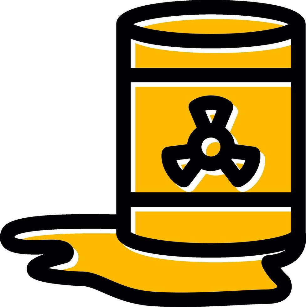 Toxic Waste Creative Icon Design vector