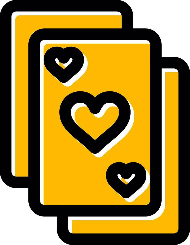 Playing Cards Creative Icon Design vector