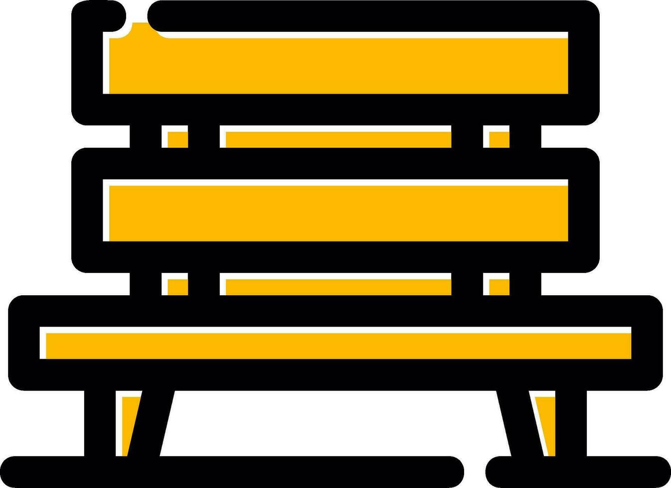 Bench Creative Icon Design vector