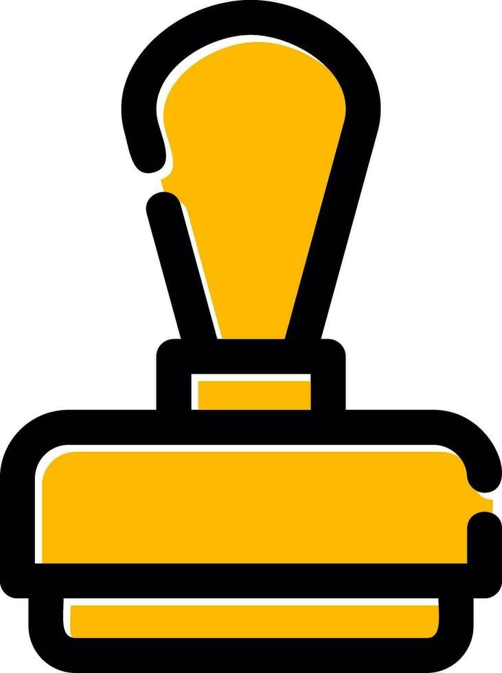 Stamp Creative Icon Design vector