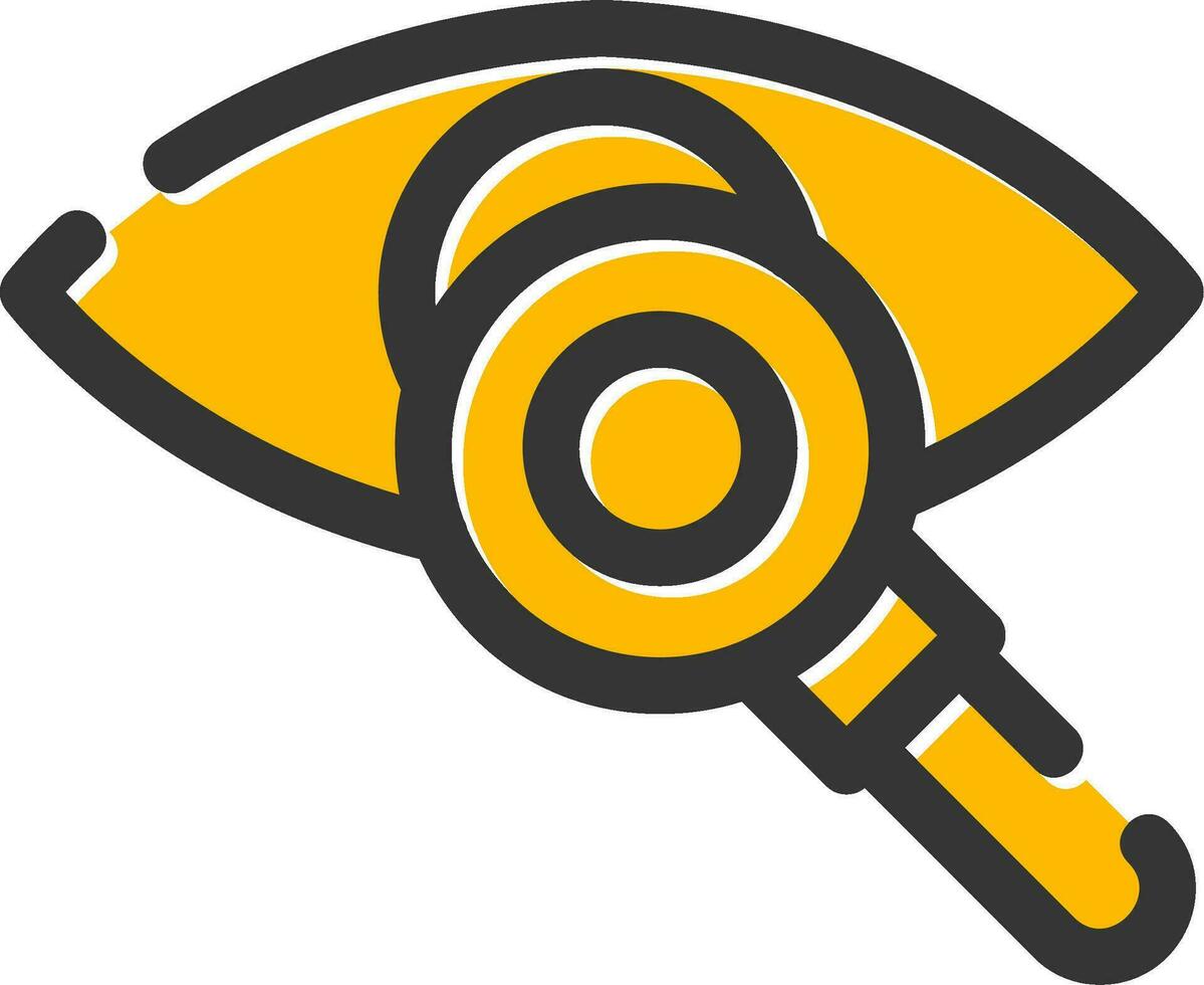 Eye Test Creative Icon Design vector