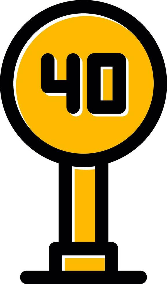 Speed Sign Creative Icon Design vector