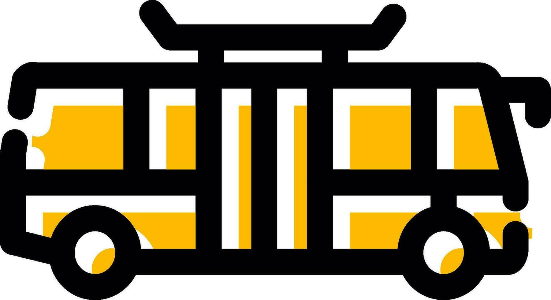 Bus Creative Icon Design vector