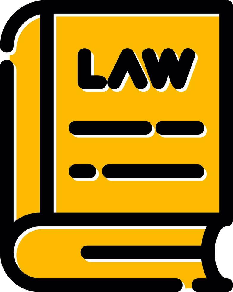 Law Book Creative Icon Design vector