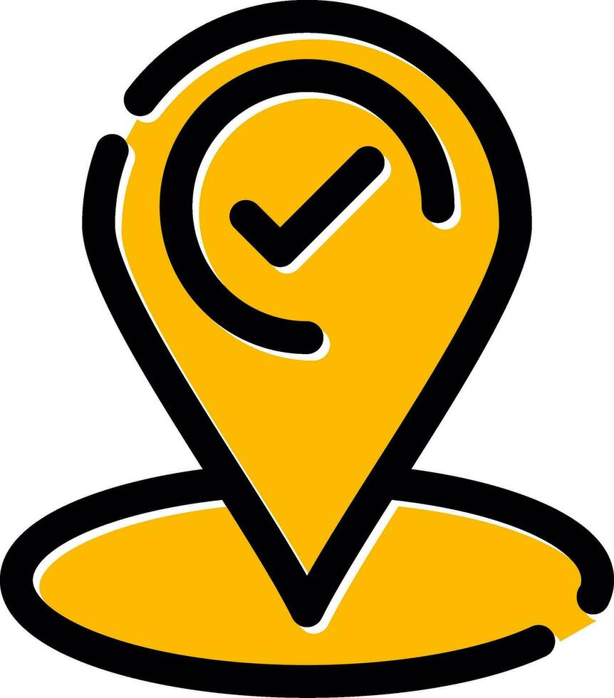 Checkmark Creative Icon Design vector