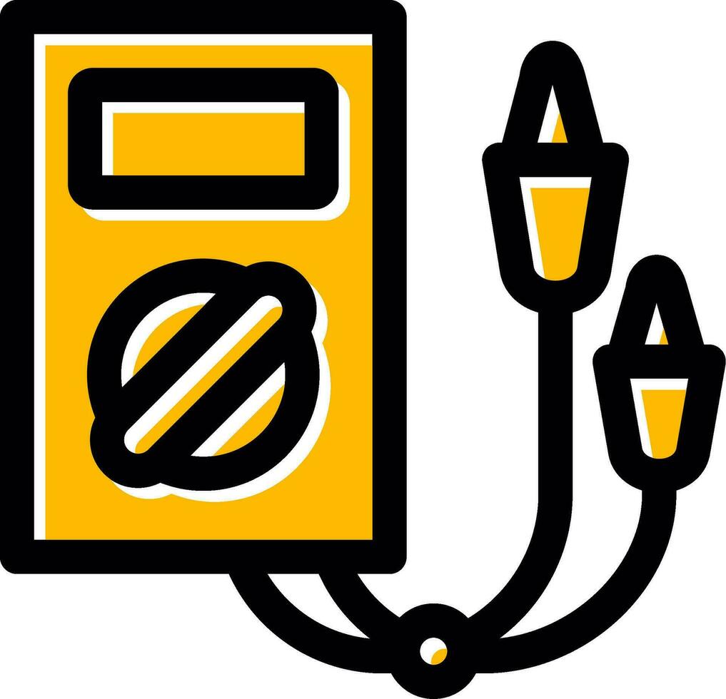 Electric Tester Creative Icon Design vector