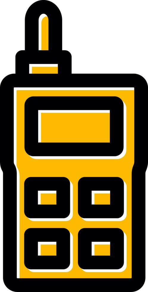 Walkie Talkie Creative Icon Design vector