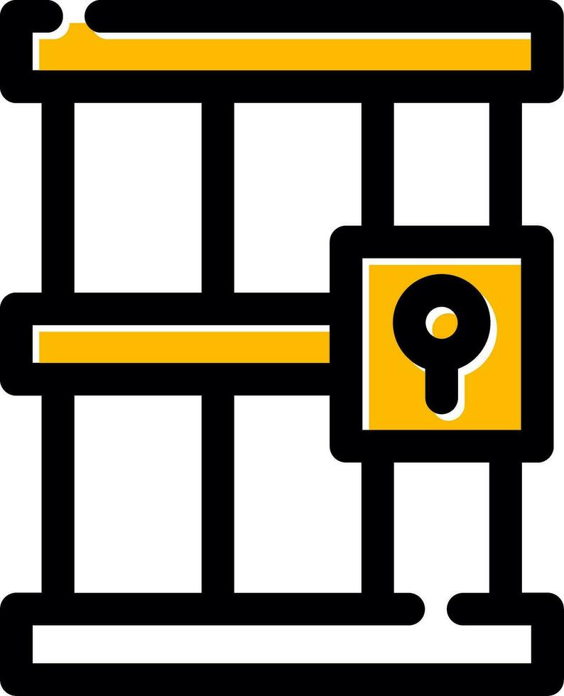 Jail Creative Icon Design vector