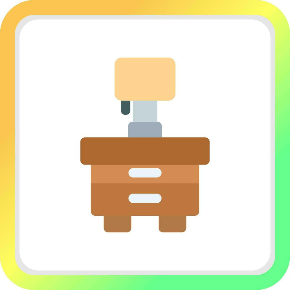 Side Table Creative Icon Design vector