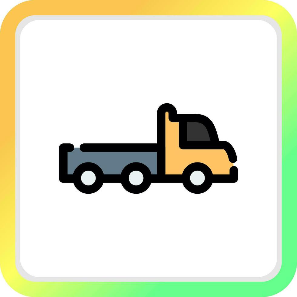 Trailer Creative Icon Design vector