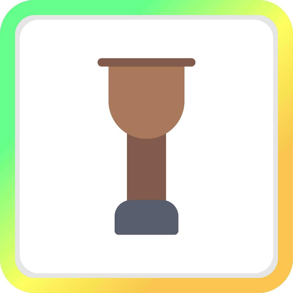 Wooden Leg Creative Icon Design vector