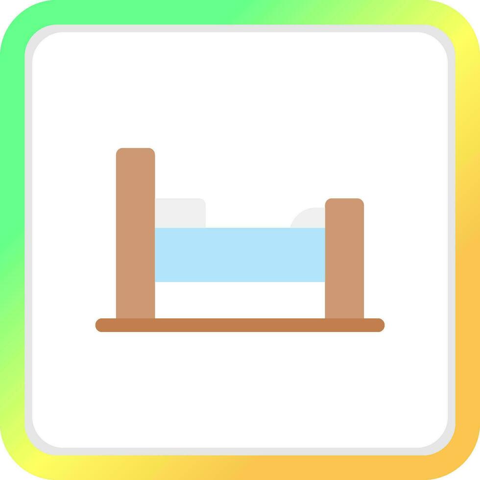 Bed Creative Icon Design vector