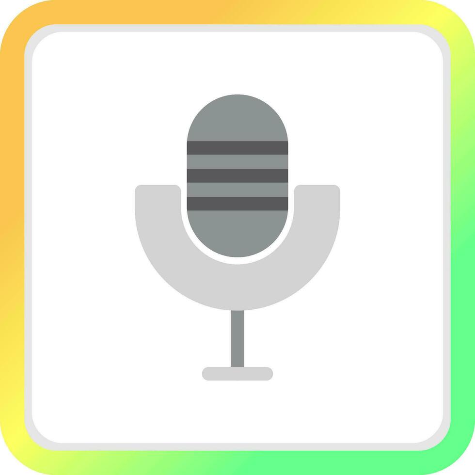 Microphone Creative Icon Design vector