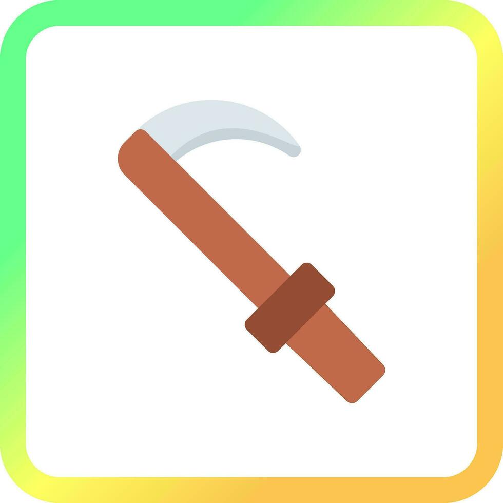 Scythe Creative Icon Design vector