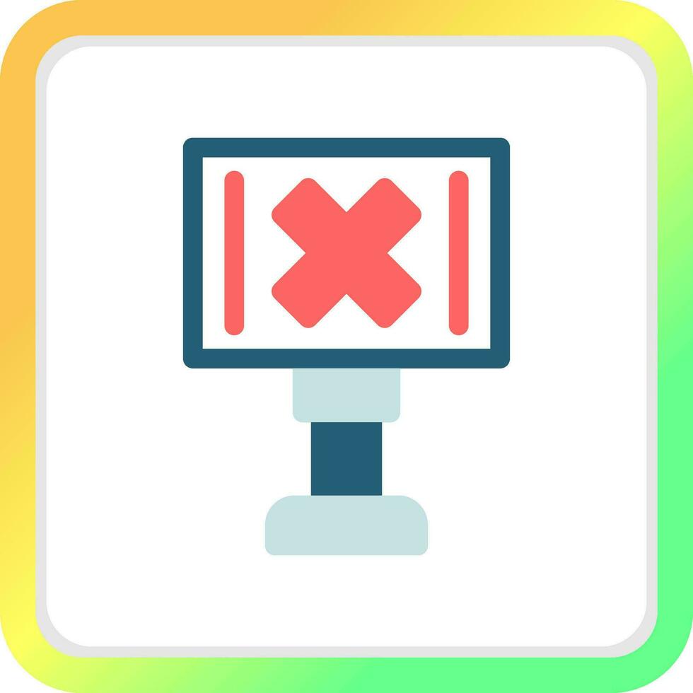 Railroad Crossing Creative Icon Design vector